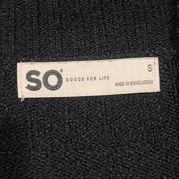 NWOT SO® Cozy Mock-Neck Sweater in Black - Oversized - Picture 8 of 9